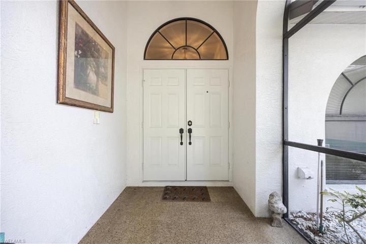 Screened front entry door