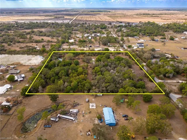 View of rural area featuring property boundaries highlighted