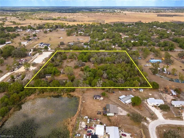 View of rural area with property parcel outlined