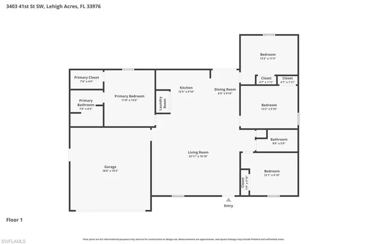820 Lamar St E, Lehigh Acres, Florida 33974