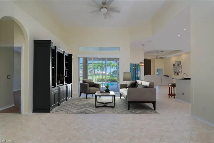 Staged Sitting Area