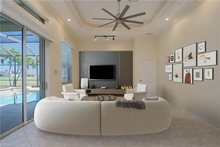 Staged Living Room