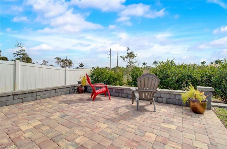 New Brick Patio, Backyard is fenced and lots of privacy.
