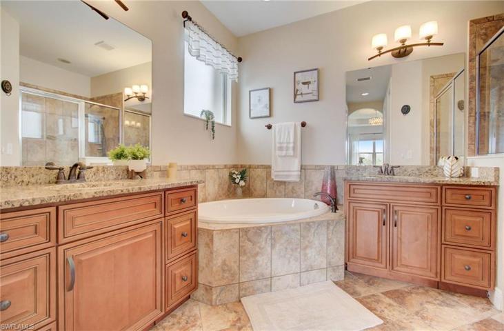 Master Bathroom with his and her sinks