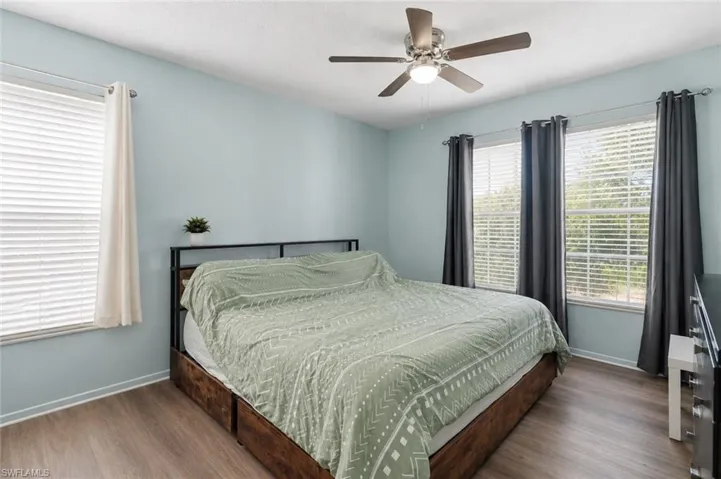 Hardwood-style flooring throughout