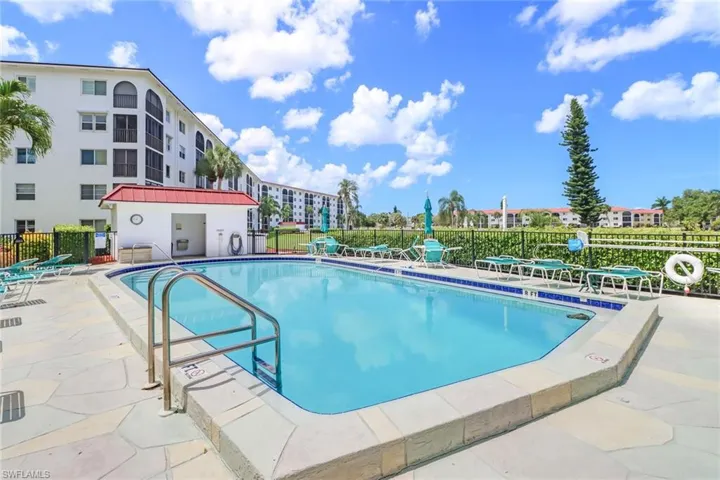 One of 6 pools, aqua aerobics