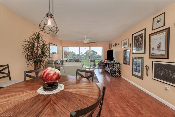 Dining area, overlooking the living area and screened lanai.