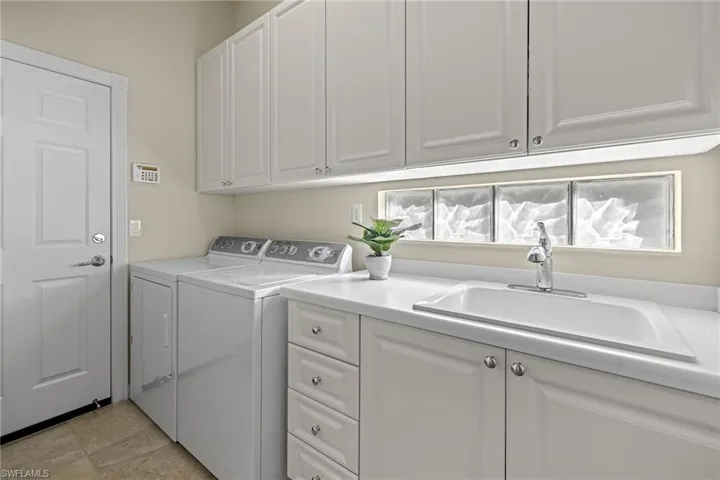 Finished Laundry Room w/Utility Sink