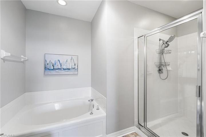 Soaking Tub and Walk-In Shower