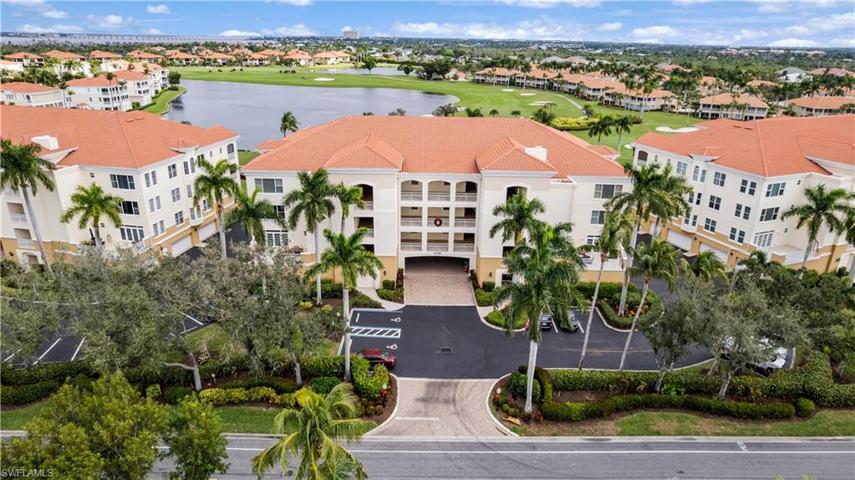 Welcome to Bellavista, Located in the Prestigious gated community of Gulf Harbour Yacht and Country Club! Eagle Eye Panoramic Views of the Lake and Golf Course! Under Building Oversized Garage w/Interior Access and Private Storage Room outside of Unit. Community Pool & Spa and 2 Gas Grills.