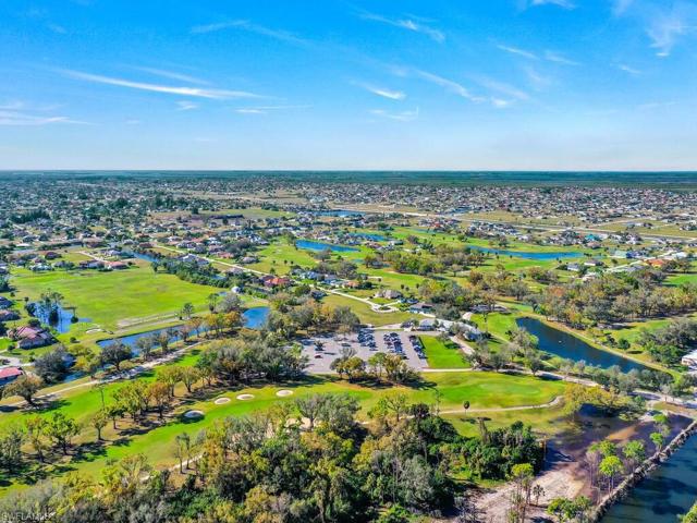 Ariel of golf course