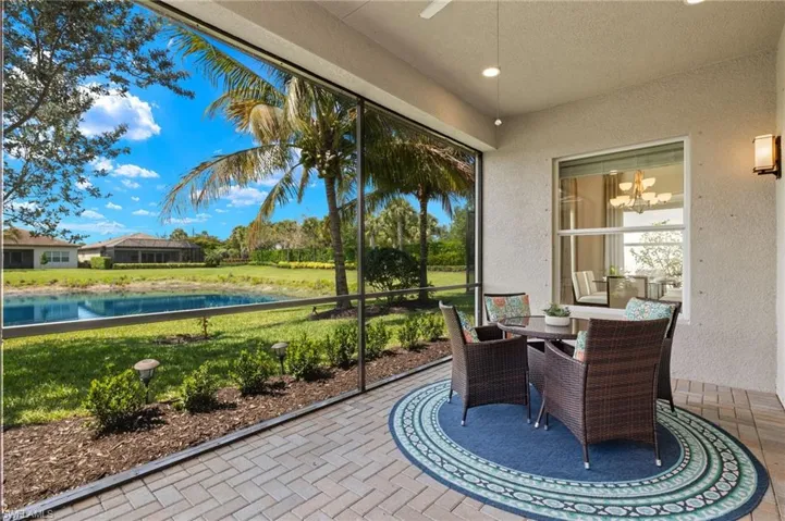 Screened Lanai...second view with room for dining area to the left.