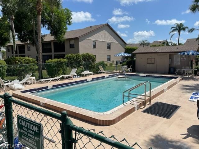 just steps from the community pool