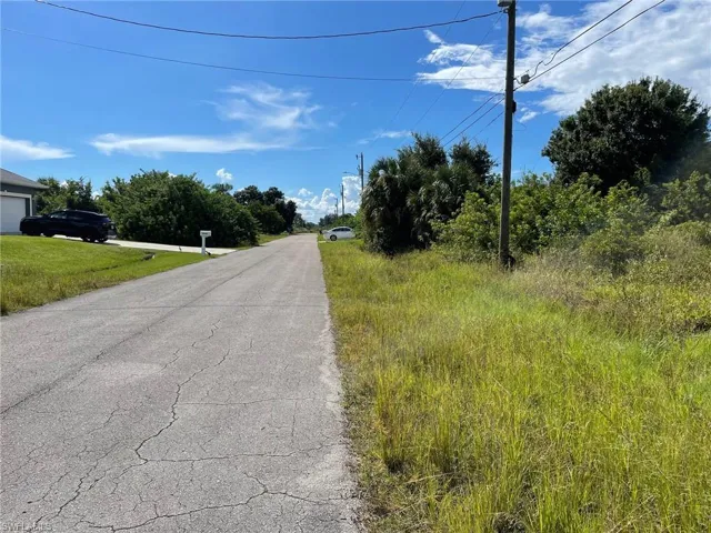 View of asphalt street