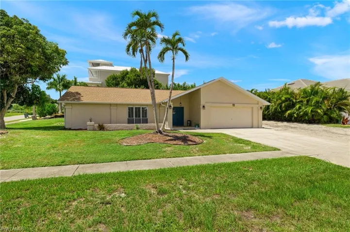 Ranch-style house on corner lot