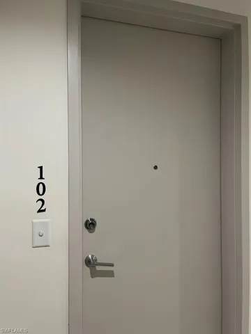 Doorway to property