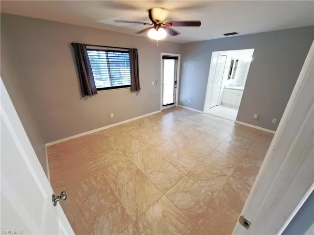 Master Bedroom with ceiling fan