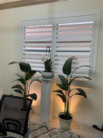 New Plantation shutters in the den