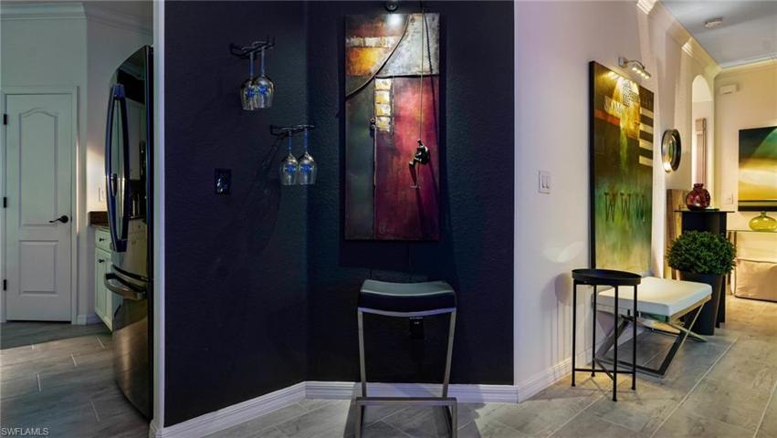 Artwork with special lighting