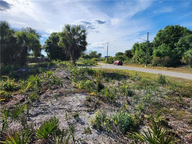 Corner lot 6016 Vera ave N looking west.