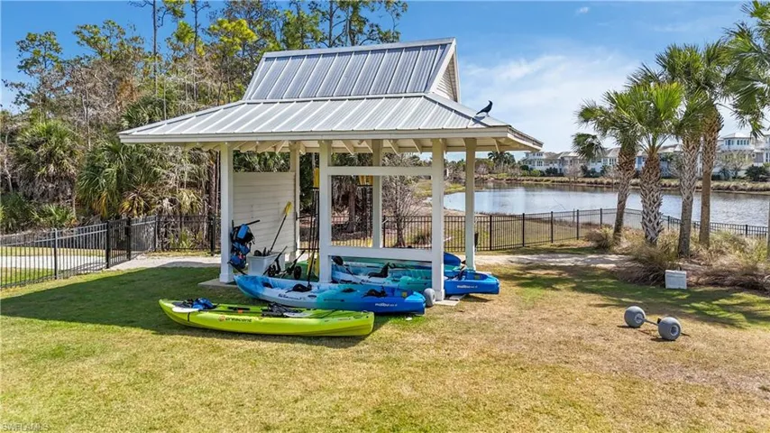 View of yard featuring a water view