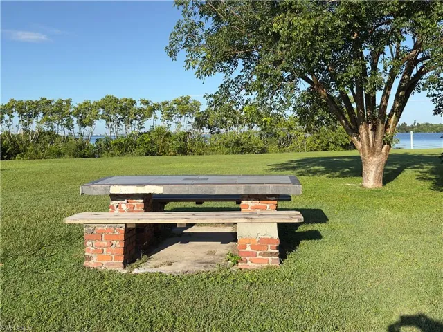 community picnic table