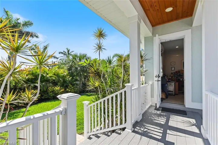 View of deck