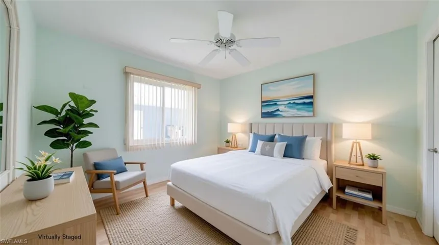 Guest Room 1 Staged