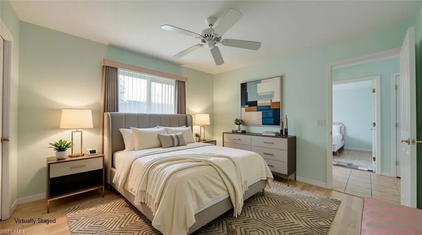 Guest Room 2 Staged