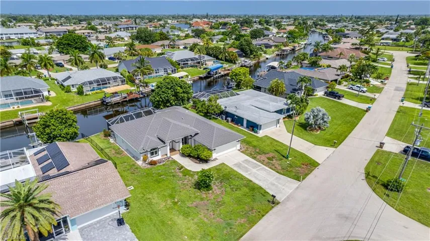 Aerial View of 3902 SE 13th Ave. Cape Coral, FL 33904
