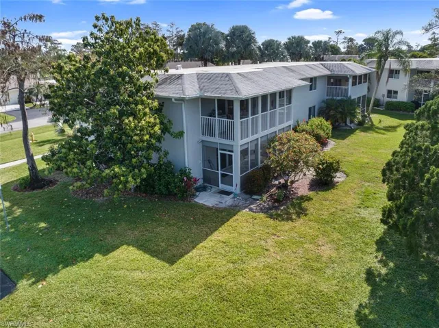 Arial of rear of condo