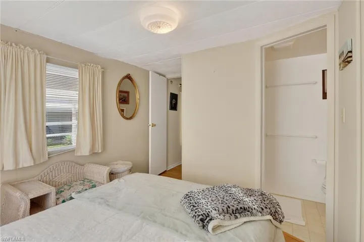 Bedroom with a closet