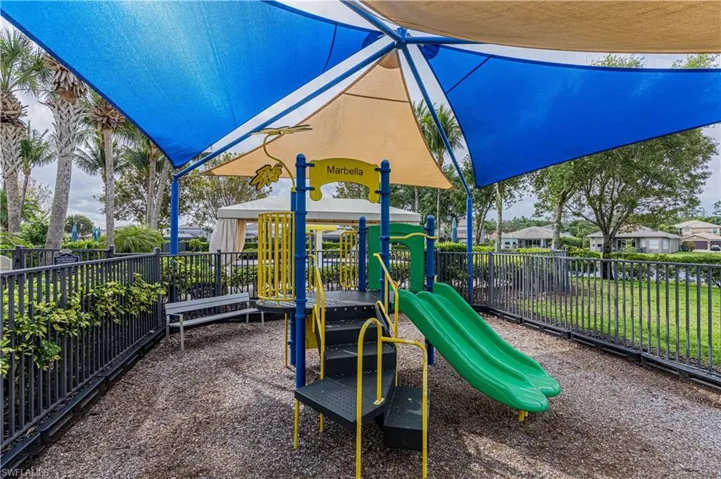 View of jungle gym