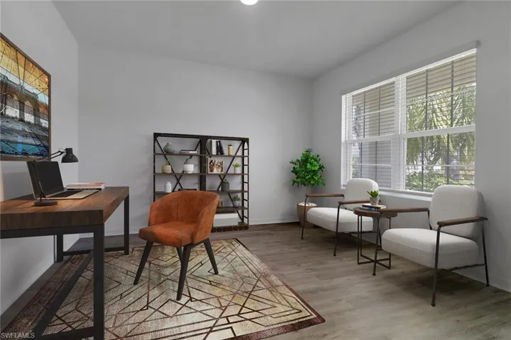 Staged office