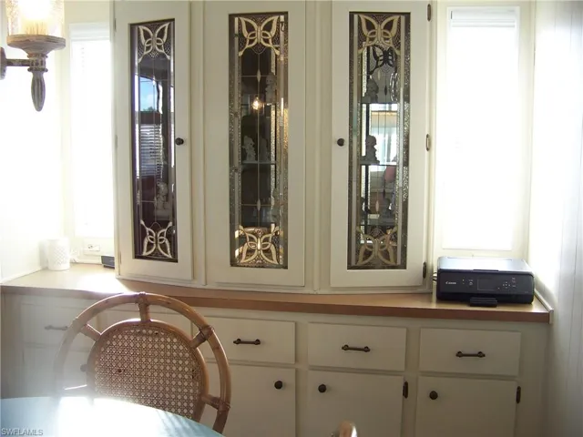 Built-in China cabinet