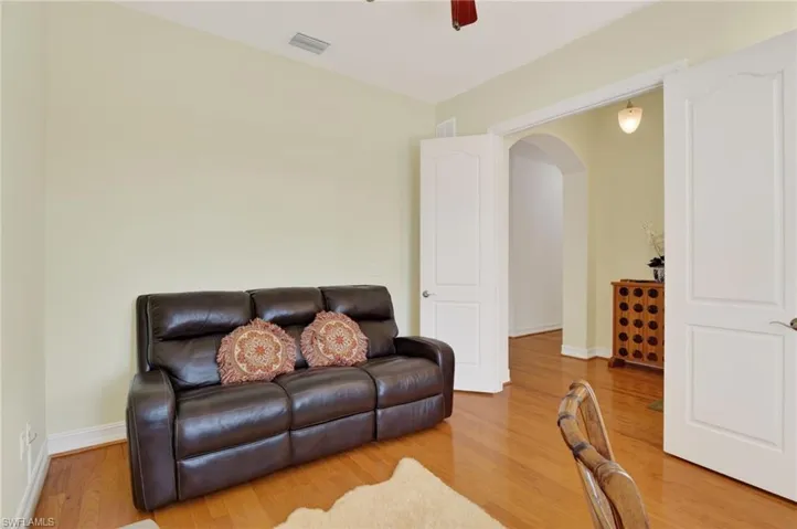 Office/Den with double doors