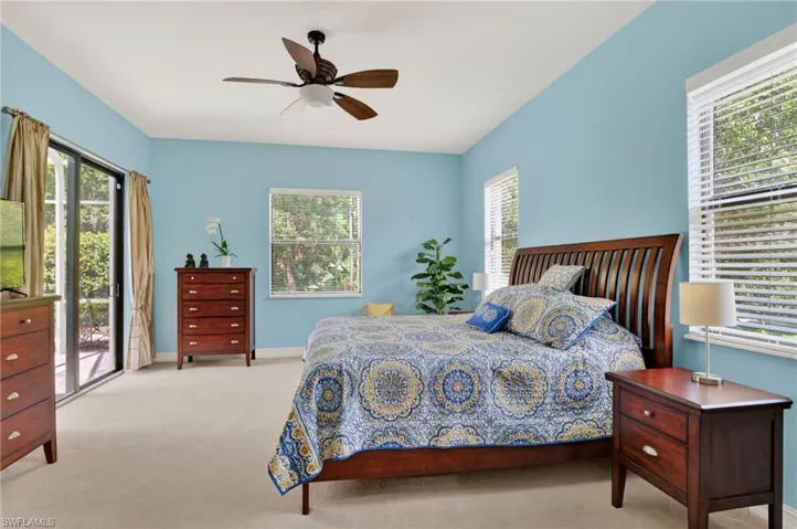 Primary Bedroom with ceiling fan