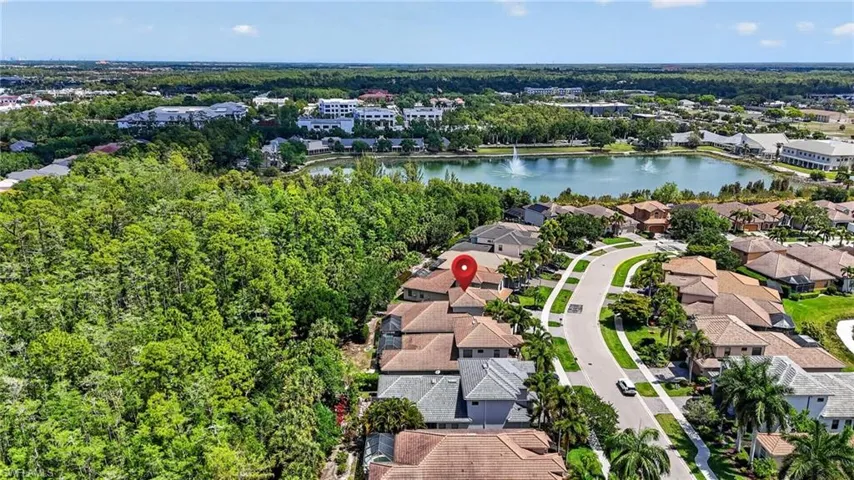 North facing Aerial View of home and community