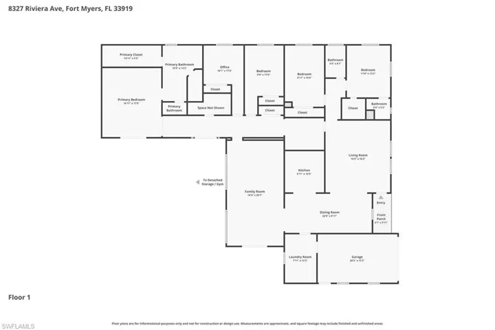 8327 Riviera Ave, Fort Myers, Florida 33919
