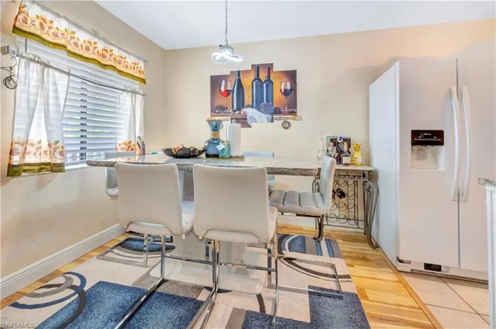 Dinette off kitchen