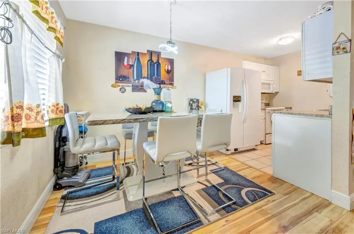 Dinette off kitchen