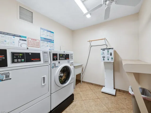 Common laundry across from front door