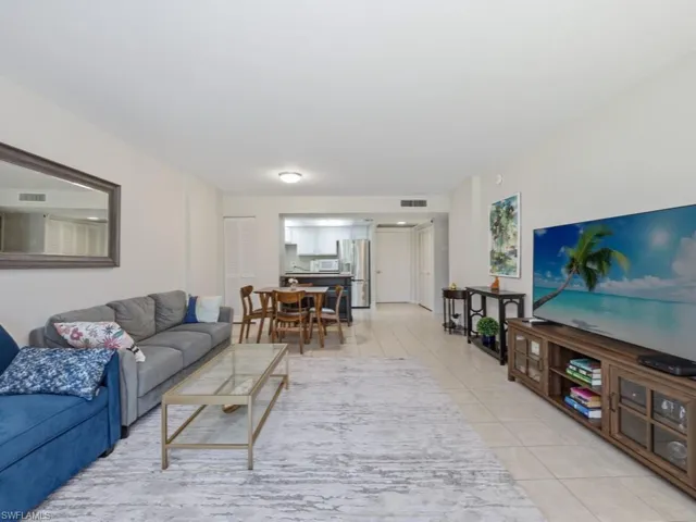 Large living/dining space