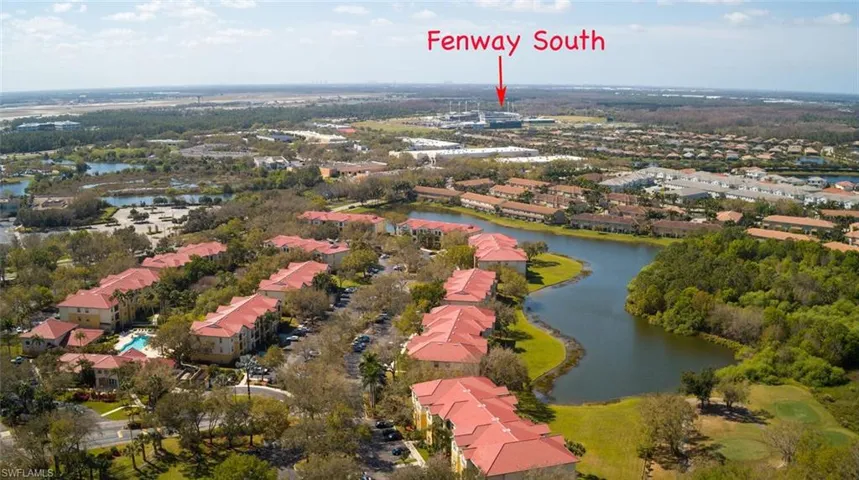 Aerial view of community with JetBlue Park ("Fenway South") just 2 miles away!