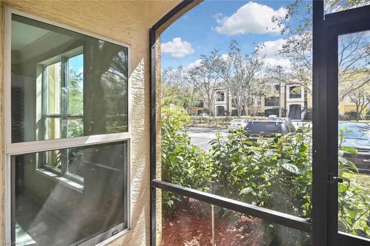 Community amenities are steps away across the parking area to the left!