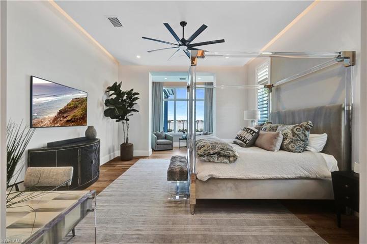 Spacious, light and bright master bedroom