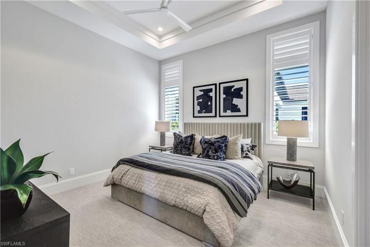 Poolside guestroom with oversize closet