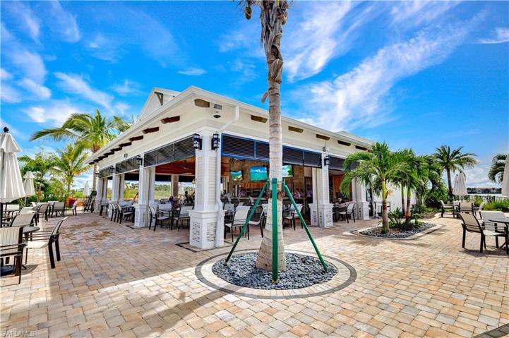 Outdoor dining area