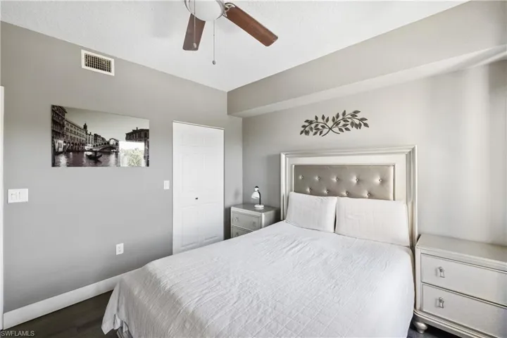 Closet door in background