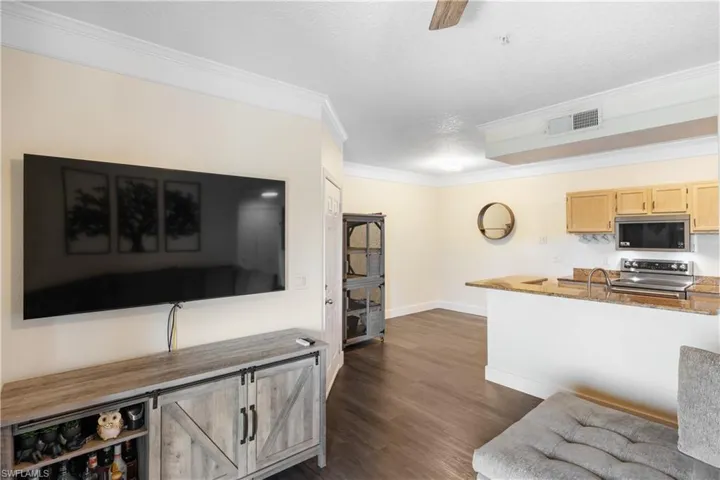 View of breakfast nook and front door